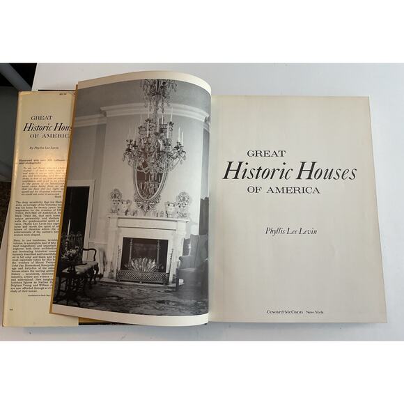 1970 Great Historic Houses of America by Phyllis Lee Levin Hardback - Picture 4 of 10